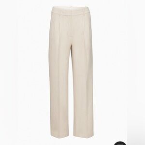 Aritzia Beige Wide Leg Pants